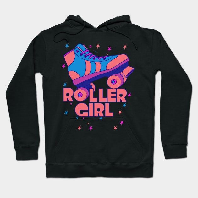 Roller Skating Sexy Outfit Hoodie by Skylane